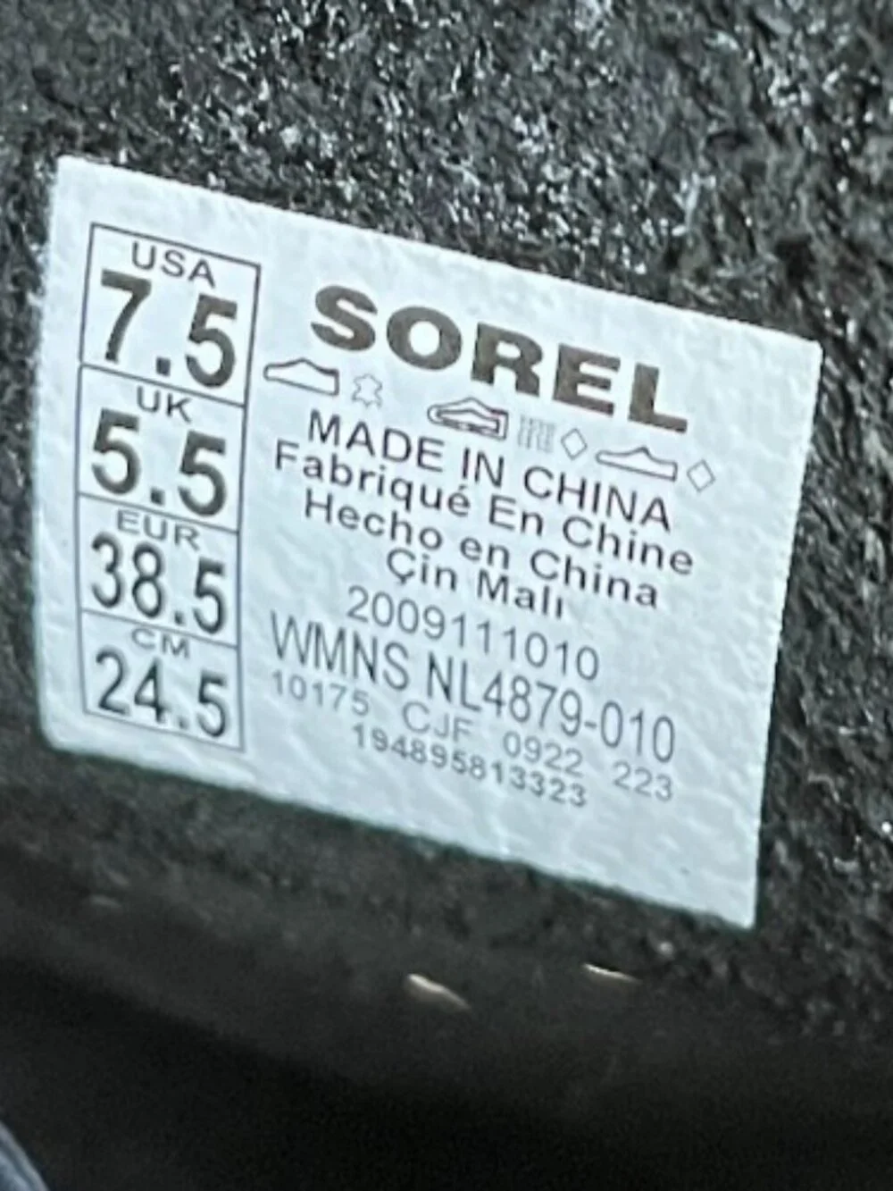 Sorel Hi-Line Womens Size 7.5 Black Classic Outdoor Leather Lace Up Heel Boots_9
